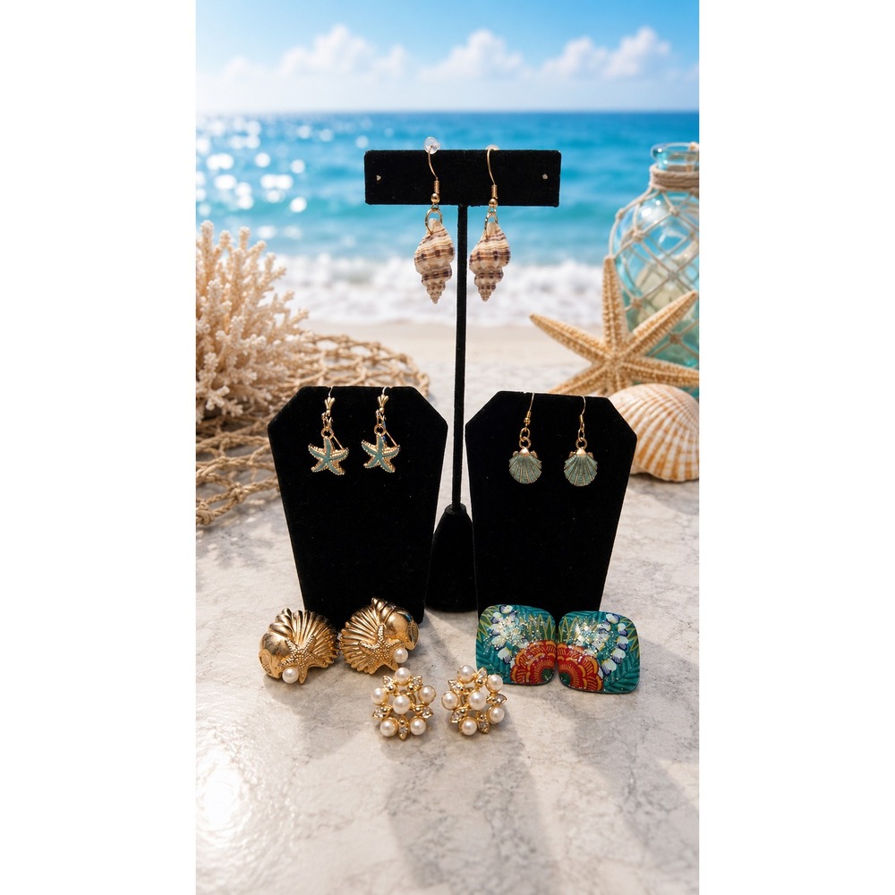 Seaside Treasures Jewelry Bundle | Beach-Themed Jewelry - Picture 3 of 9